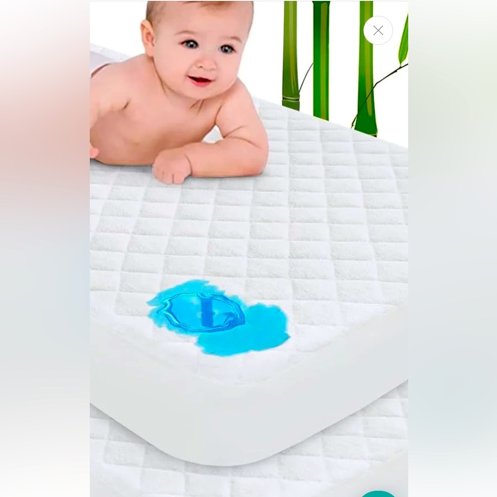2 pack Biloban bamboo viscose crip baby sleep pad covers